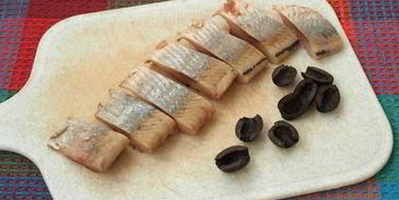 гренки с селедочкой