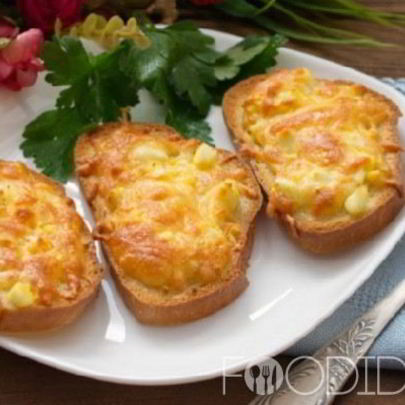 Гренки с сыром в духовке