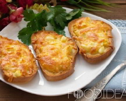 Гренки с сыром в духовке