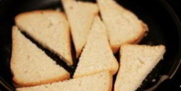 гренки с яблоками