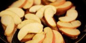 гренки с яблоками