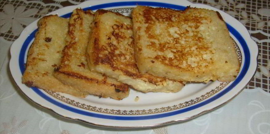 Рецепт гренков с яйцом и молоком