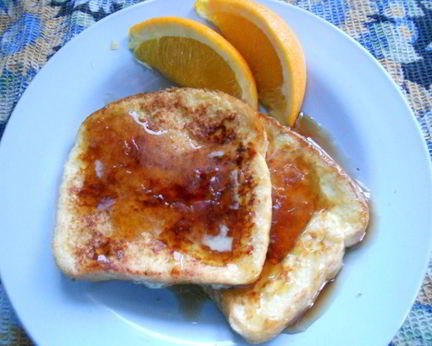 Хлебные гренки к завтраку