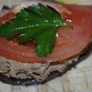 Рецепт Пикантных гренков с печенью