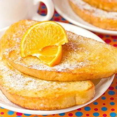 Сладкие гренки из батона