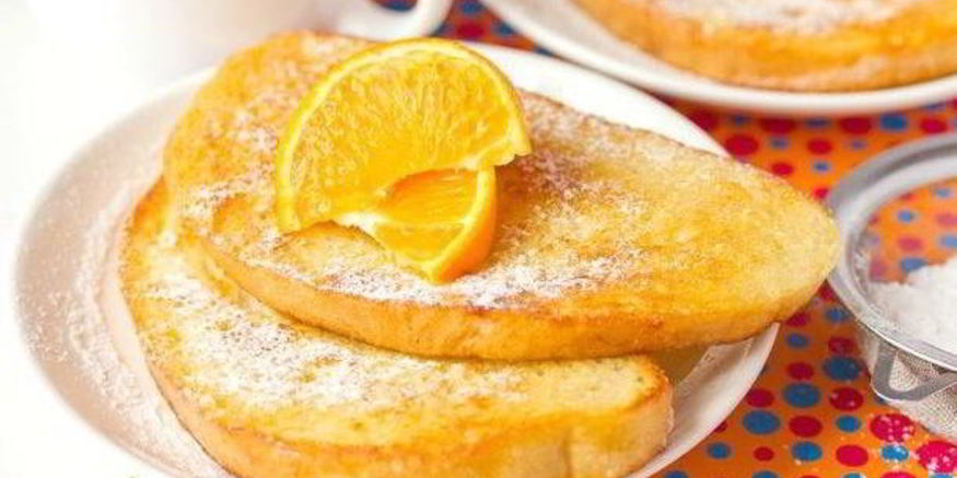 Рецепт сладких гренков из батона