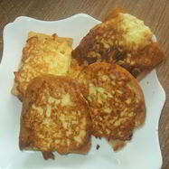 Рецепт Сырных гренков с сыром и чесноком