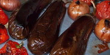 баклажанная икра с тахиной