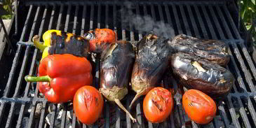 баклажанная икра с тахиной