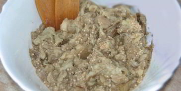 баклажанная икра с тахиной