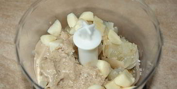 баклажанная икра с тахиной