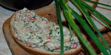 баклажанная икра с тахиной