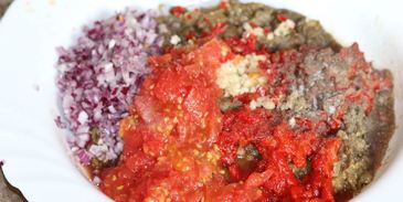 баклажанная икра в духовке