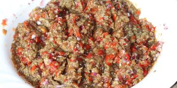 баклажанная икра в духовке