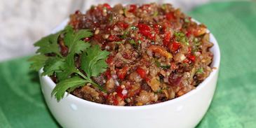 баклажанная икра в духовке