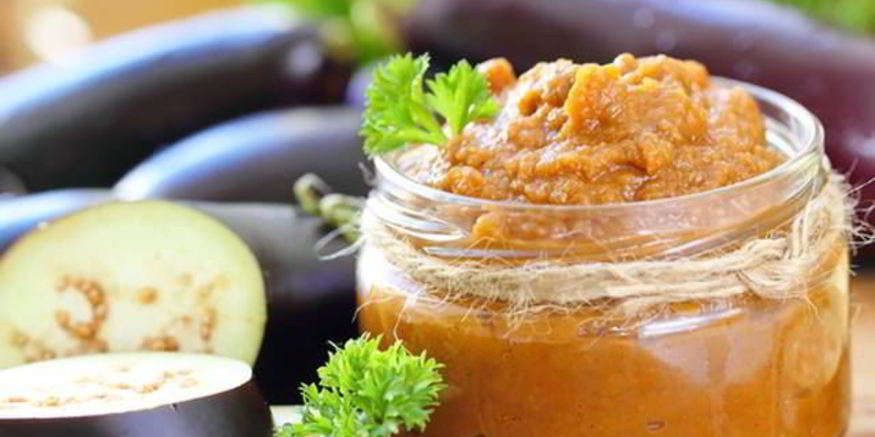 Рецепт икры из баклажанов с травами