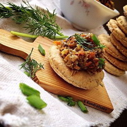 Икра из шампиньонов