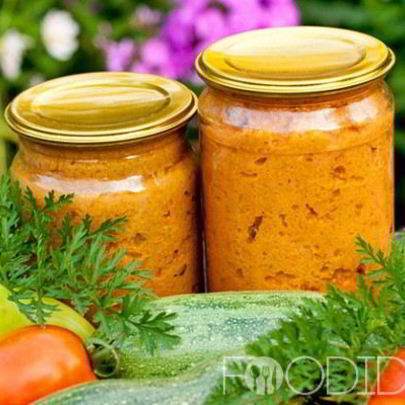 Кабачковая икра с майонезом