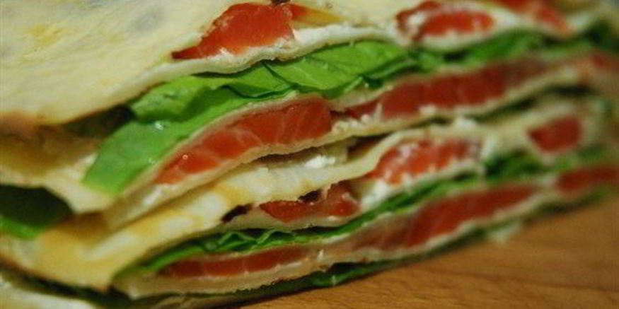 Рецепт блинных канапе