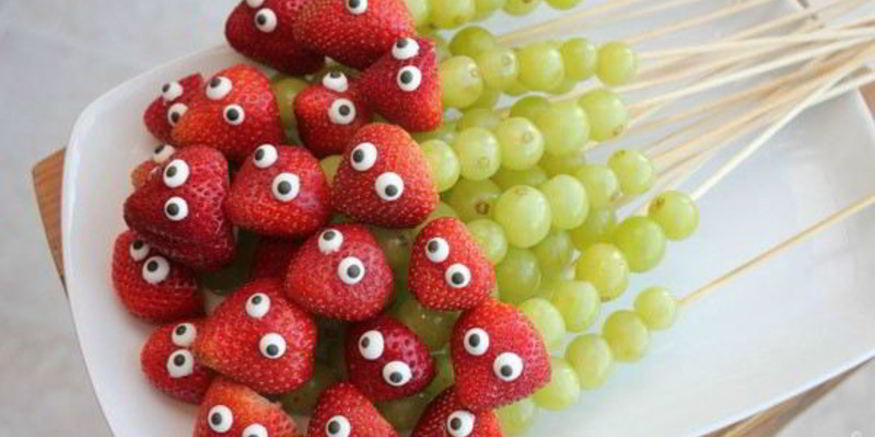Рецепт фруктовых канапе для детей
