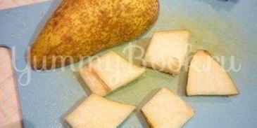 изящные канапе с грушей, ветчиной и сыром