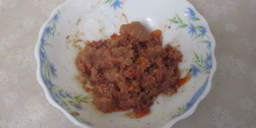 канапе делис с ветчиной и фасолью