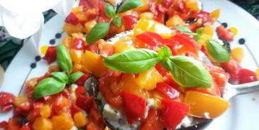 канапе из баклажанов