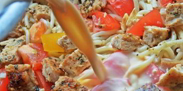 канапе из спагетти