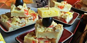 канапе из спагетти