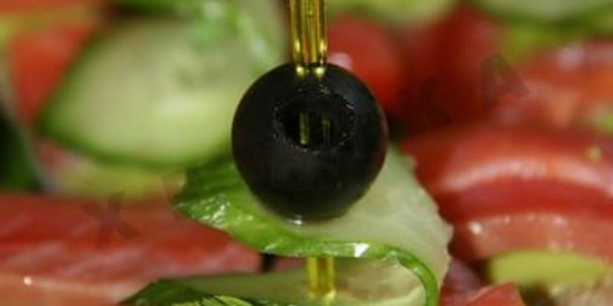 Рецепт канапе лодочка