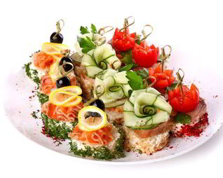 Канапе мимоза