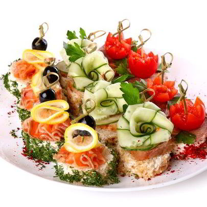 Канапе мимоза