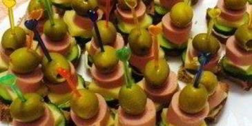 канапе на день рождения