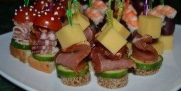 канапе на день рождения