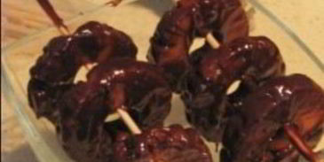 канапе с ананасом и сыром