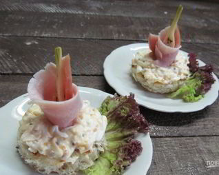 Канапе с бужениной