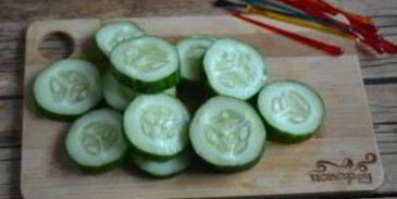 канапе с красной рыбой