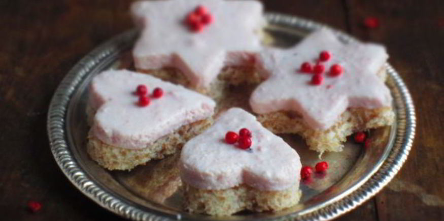 Рецепт канапе с муссом из ветчины и рикотты