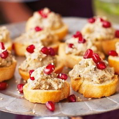 Канапе с паштетом