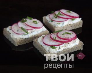 Канапе с редиской