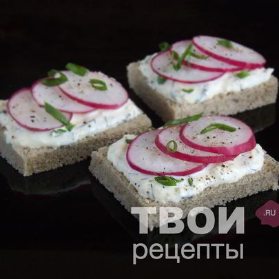 Канапе с редиской