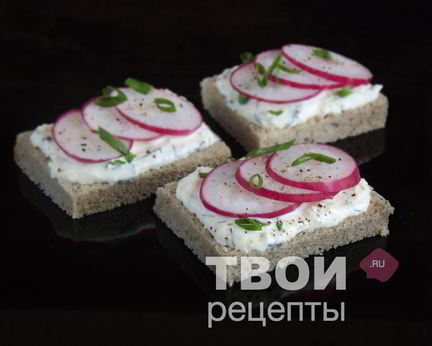 Канапе с редиской