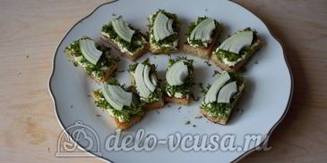 канапе с селедкой