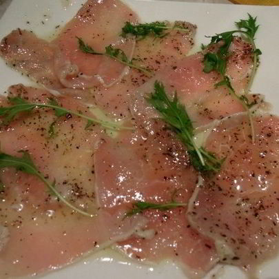 Карпаччо из свинины