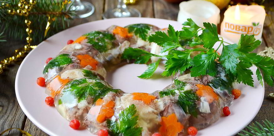 Рецепт домашнего холодца из говядины и курицы