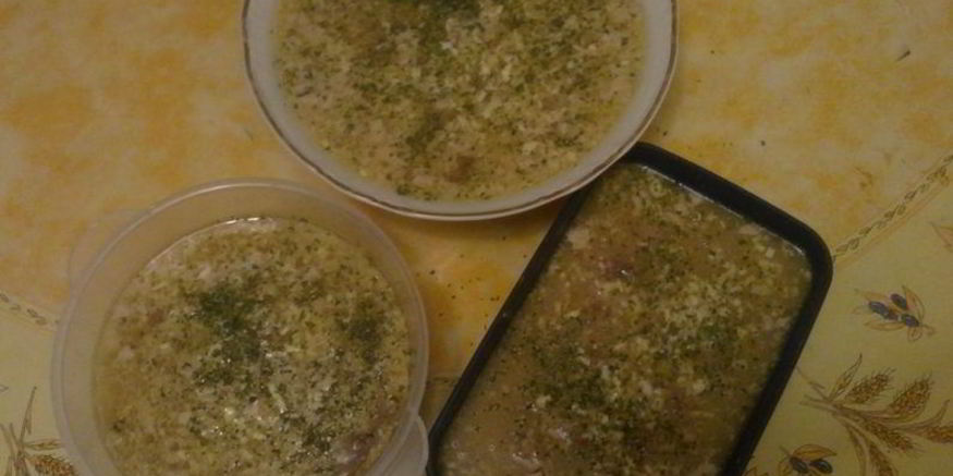 Рецепт холодца из говядины в мультиварке