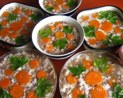 Холодец из куриных крылышек