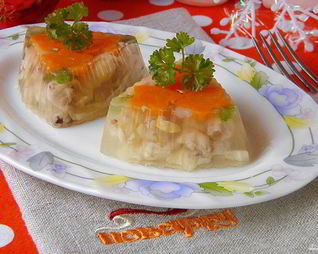 Холодец из куриных лапок