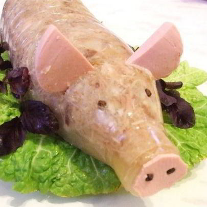 Холодец из курицы в бутылке