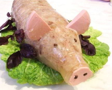 Холодец из курицы в бутылке